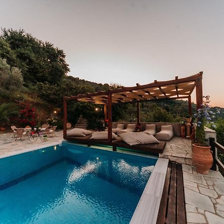 Elysian Luxury Villa Pelion Tsagarada Esterno foto