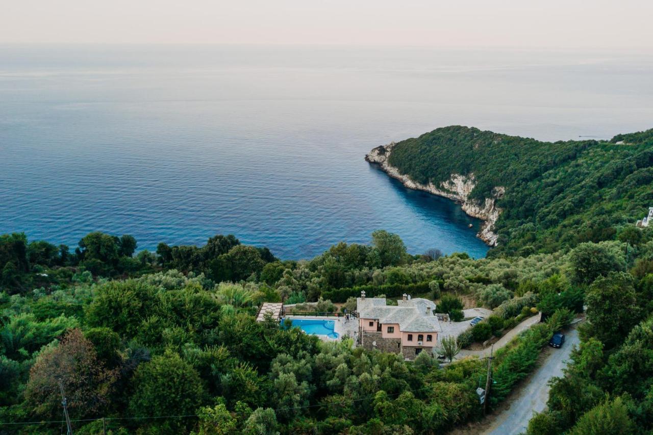 Elysian Luxury Villa Pelion Tsagarada Esterno foto