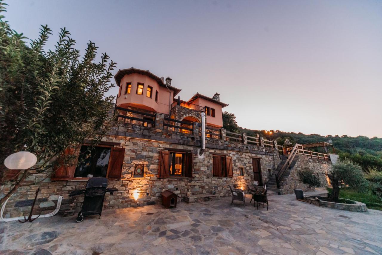 Elysian Luxury Villa Pelion Tsagarada Esterno foto