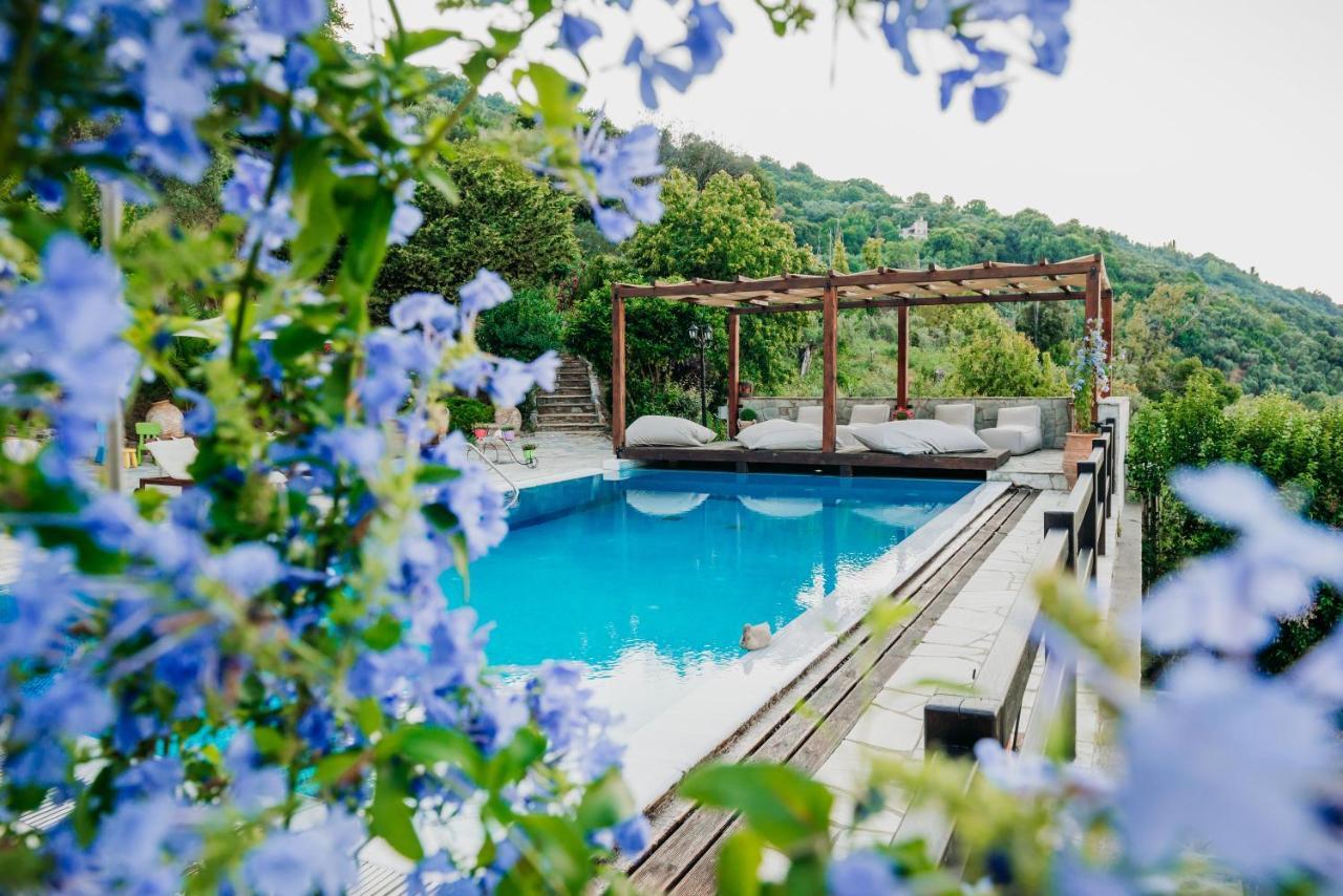 Elysian Luxury Villa Pelion Tsagarada Esterno foto